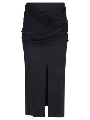 Фото ракурс 1 - Женская черная юбка Pinko артикул 104835-A2GF Z99 SS2025