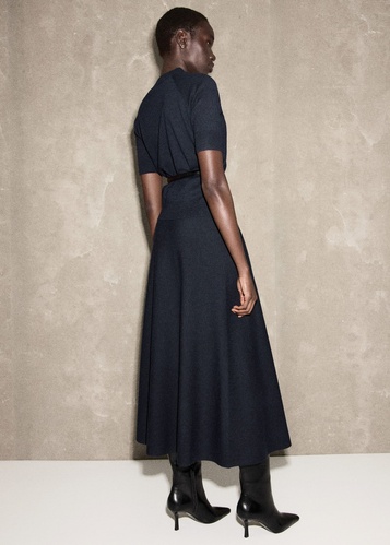 Фото ракурс 2 - Жіноча синя спiдниця Mango артикул 17087779 56 1 season