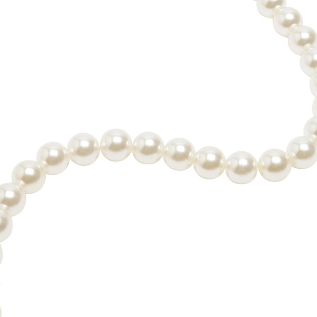 Женское белое ожерелье Parfois артикул 239451 _PE FW2025 Фото ракурс 2 - Женское белое ожерелье Parfois артикул 239451 _PE FW2025