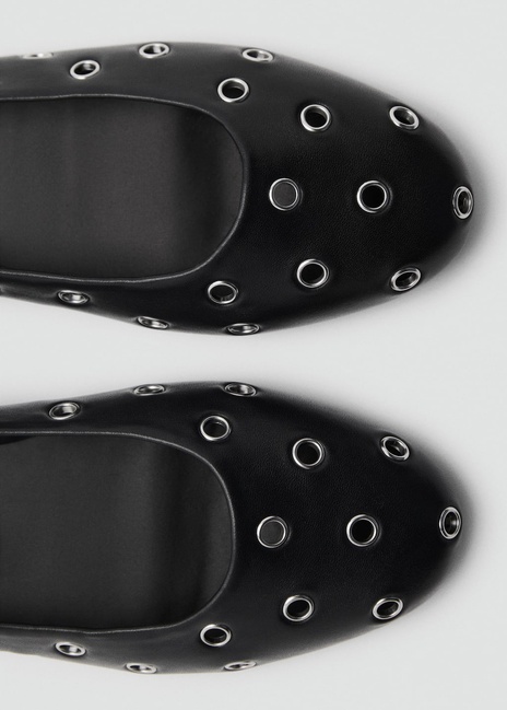 Фото ракурс 3 - Жіночі чорні туфлі Mango артикул 87003277 99 8 season