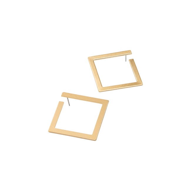 Жіночі золоті сережки Parfois артикул 160817 _GD FW2025 Фото ракурс 4 - Жіночі золоті сережки Parfois артикул 160817 _GD FW2025