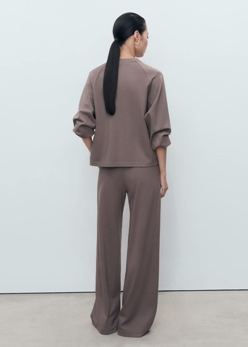 Фото ракурс 2 - Жіночі коричневі брюки Mango артикул 17024098 35 1 season