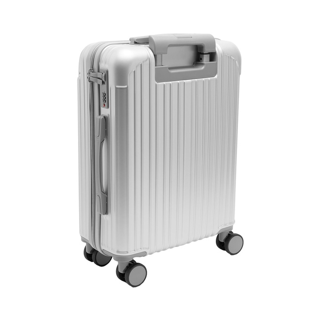 Фото ракурс 3 - Женский серебряный чемодан Parfois артикул 241296 _SV FW2025