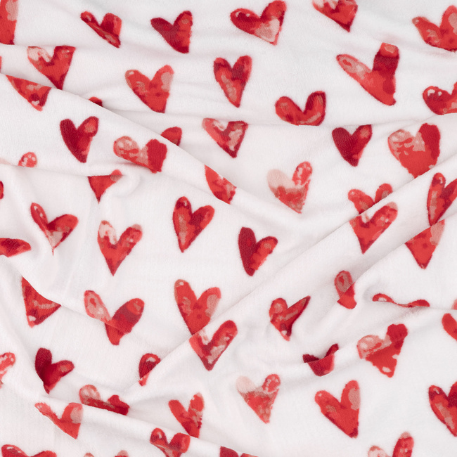 Фото ракурс 3 - Бело-красный плед Ardesto артикул ART0125PB No color FW2025