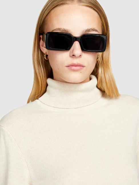 Фото ракурс 3 - Женская бежевая водолазка Sisley артикул 102HM2174 90W 25A