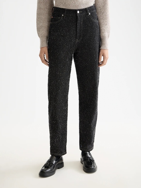 Фото ракурс 1 - Жіночі чорні джинси SCOTCH & SODA артикул ULM00843B U020 FW2025