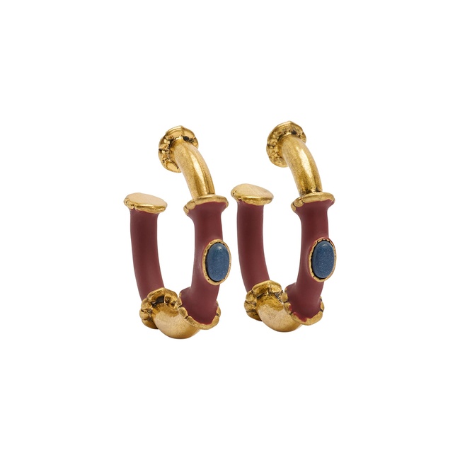 Женские разноцветные серьги Parfois артикул 240947 _HM FW2025 Фото ракурс 1 - Женские разноцветные серьги Parfois артикул 240947 _HM FW2025