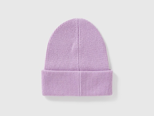 Фото ракурс 2 - Фіолетова шапка Benetton для хлопчиків артикул 126WCA00X.G 0W1 25A
