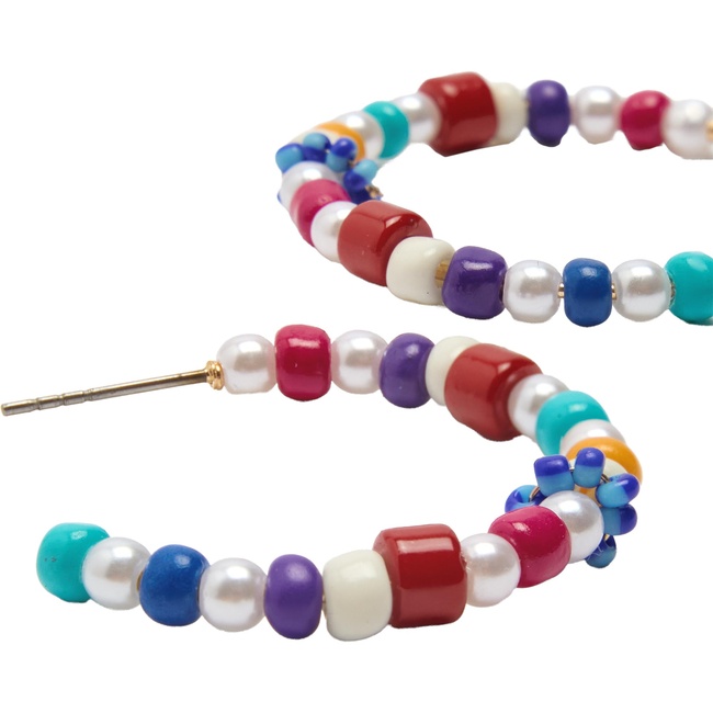 Женские разноцветные серьги Parfois артикул 234794 _BM FW2025 Фото ракурс 2 - Женские разноцветные серьги Parfois артикул 234794 _BM FW2025