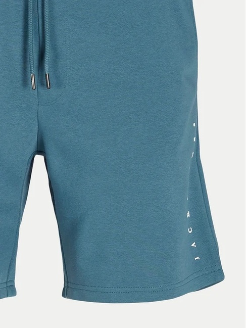 Фото ракурс 3 - Мужские синие шорты Jack & Jones артикул 12248831 Oceanview SS2025