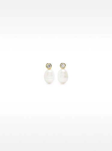 Фото ракурс 1 - Женские золотые серьги Parfois артикул 233953 _GD FW2025