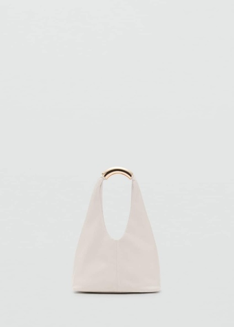 Женская молочная сумка Mango артикул 17004452 02 1 season Фото ракурс 2 - Женская молочная сумка Mango артикул 17004452 02 1 season