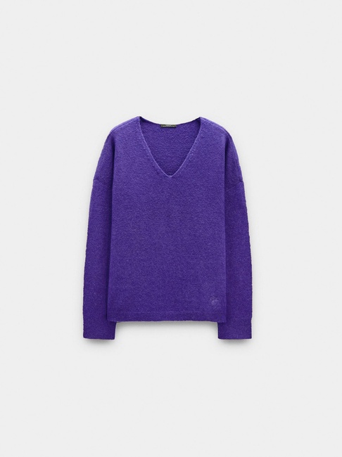 Женский фиолетовый свитер Parfois артикул 238846 _PU FW2025 Фото ракурс 4 - Женский фиолетовый свитер Parfois артикул 238846 _PU FW2025