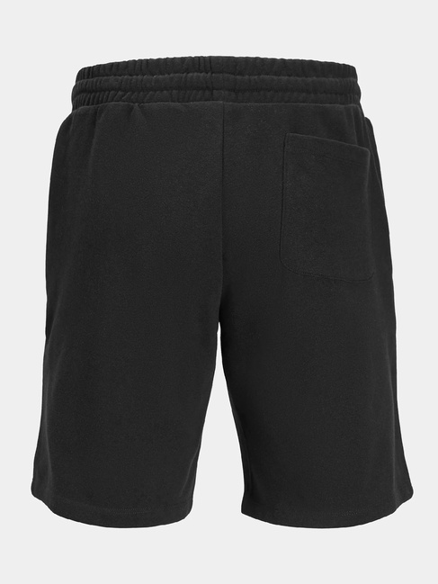 Фото ракурс 2 - Мужские чёрные шорты Jack & Jones артикул 12248833 Black SS2024