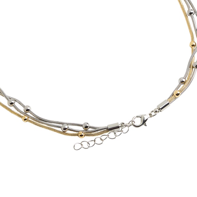 Фото ракурс 3 - Жіноче золото-срібнe намисто Parfois артикул 230092 _MM SS2025