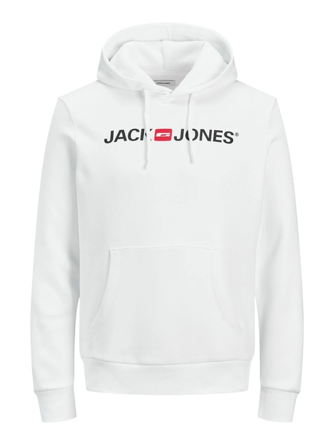 Фото ракурс 3 - Чоловіче білe худі Jack & Jones  артикул 12137054 White FW2024