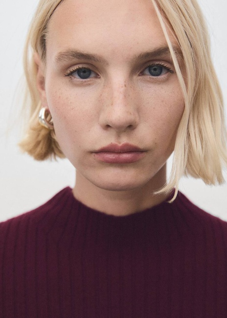 Женское бордовое платье Mango артикул 17067801 77 1 season Фото ракурс 5 - Женское бордовое платье Mango артикул 17067801 77 1 season