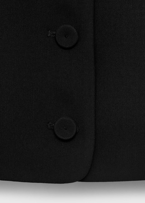 Женский черный жилет Mango артикул 17034119 99 1 season Фото ракурс 4 - Женский черный жилет Mango артикул 17034119 99 1 season