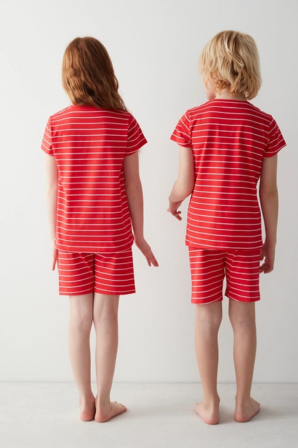 Детская красная пижама Penti артикул PNRYX4LD23IY RD36 23FW Фото ракурс 4 - Детская красная пижама Penti артикул PNRYX4LD23IY RD36 23FW