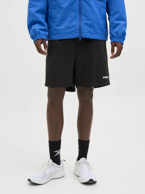 Фото ракурс 1 - Чоловічі чорні шорти Jack & Jones артикул 12273725 Black FW2025