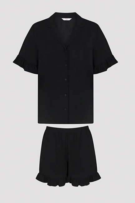 Фото ракурс 4 - Жіноча чорна піжама Penti артикул PNOP66Q423IY BK3 23SS