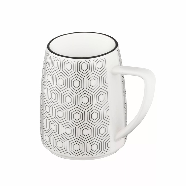 Фото ракурс 3 - Белая чашка Ardesto артикул AR3051 No color FW2025