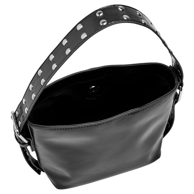 Женская черная сумка Parfois артикул 239155 _BK FW2025 Фото ракурс 4 - Женская черная сумка Parfois артикул 239155 _BK FW2025