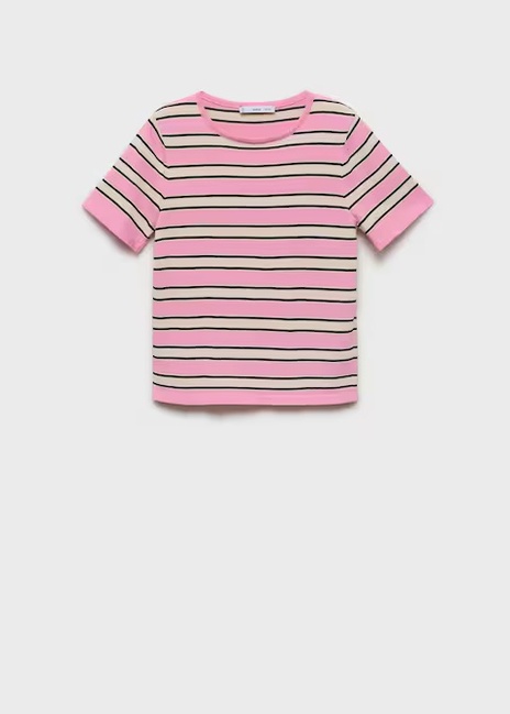 Жіночий рожевий джемпер Mango артикул 17051262 81 1 season Фото ракурс 3 - Жіночий рожевий джемпер Mango артикул 17051262 81 1 season