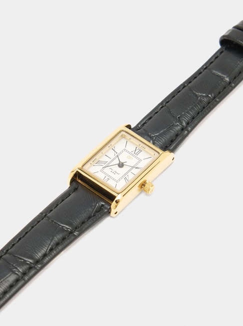 Фото ракурс 3 - Женские черные часы Parfois артикул 241316 _BK FW2025