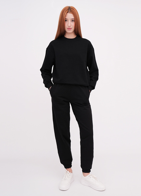 Фото ракурс 1 - Жіночі чорні штани EQUILIBRI артикул W291 041 200 Black FW2025