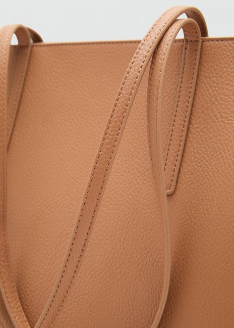 Жіноча коричнева сумка Mango артикул 17081146 CU 1 season Фото ракурс 4 - Жіноча коричнева сумка Mango артикул 17081146 CU 1 season