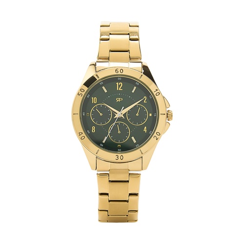 Фото ракурс 1 - Женские золотые часы Parfois артикул 239320 _GD FW2025