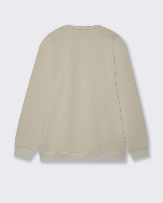 Мужской бежевый свитшот Piazza Italia артикул 63035 Ice grey FW2025 Фото ракурс 2 - Мужской бежевый свитшот Piazza Italia артикул 63035 Ice grey FW2025