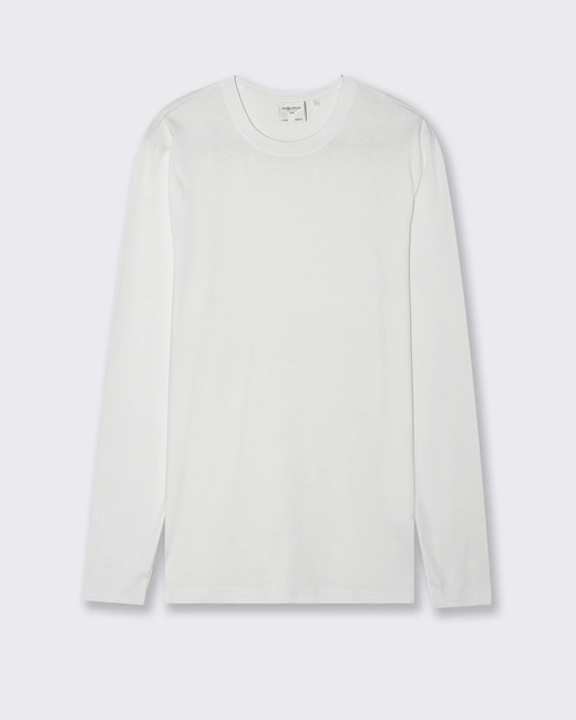 Фото ракурс 1 - Мужской белый лонгслив Piazza Italia артикул 63056 White FW2025