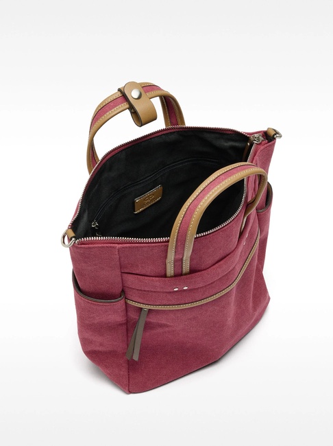 Фото ракурс 4 - Женский красный рюкзак Parfois артикул 234000 _RD FW2025