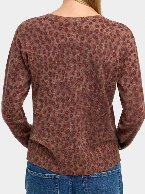 Жіночий коричневий светр Parfois артикул 238083 _BN FW2025 Фото ракурс 2 - Жіночий коричневий светр Parfois артикул 238083 _BN FW2025