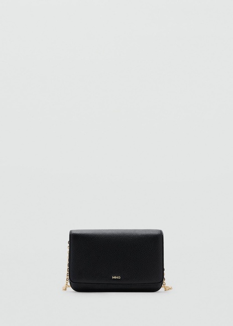 Женская черная сумка Mango артикул 17095150 99 1 season Фото ракурс 2 - Женская черная сумка Mango артикул 17095150 99 1 season