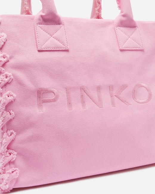 Фото ракурс 3 - Женская розовая сумка Pinko артикул 100782-A1WQ N78Q SS2025