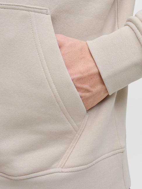 Фото ракурс 5 - Мужское бежевое худи Jack & Jones артикул 12278789 moonbeam FW2025