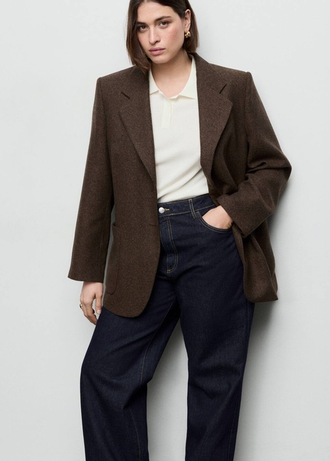 Фото ракурс 7 - Женские синие джинсы Mango артикул 27011204 TS 2 season