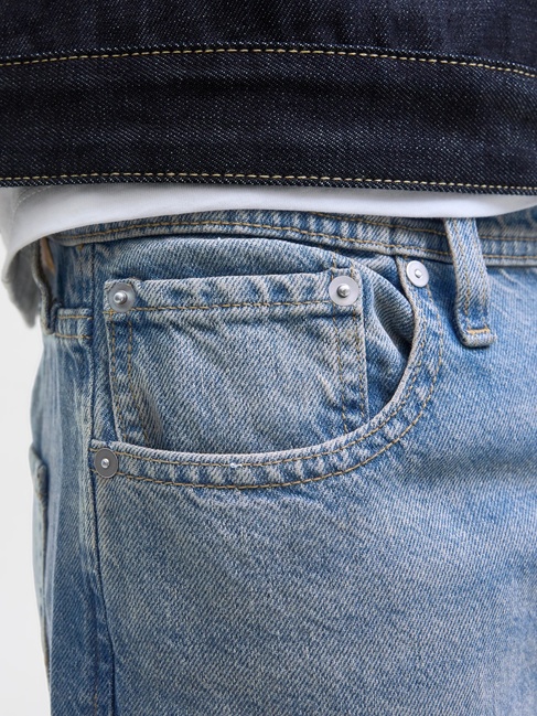 Фото ракурс 5 - Чоловічі сині джинси Jack & Jones артикул 12283871 Blue denim FW2025