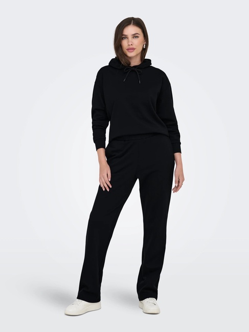 Фото ракурс 5 - Жіноче чорнe худі Only артикул 15356341 Black FW2025