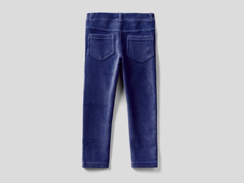 Фото ракурс 2 - Сині штани Benetton для дівчаток артикул 4DZBGE00L.P 252 25A