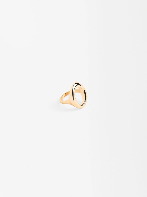 Фото ракурс 3 - Жіноча золота каблучка Parfois артикул 229392 _GD SS2025
