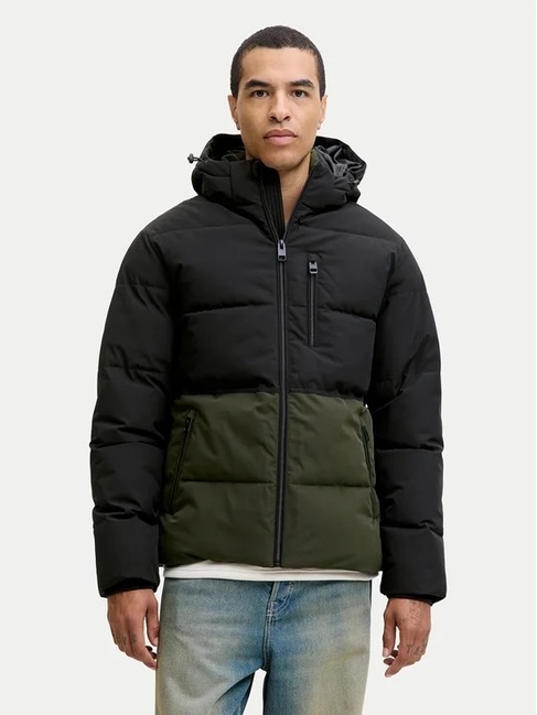 Фото ракурс 1 - Мужская хаки куртка Jack & Jones артикул 12278792 Rosin FW2025