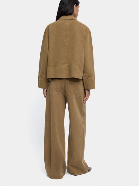 Фото ракурс 2 - Женские коричневые штаны Parfois артикул 239137 _BN FW2025