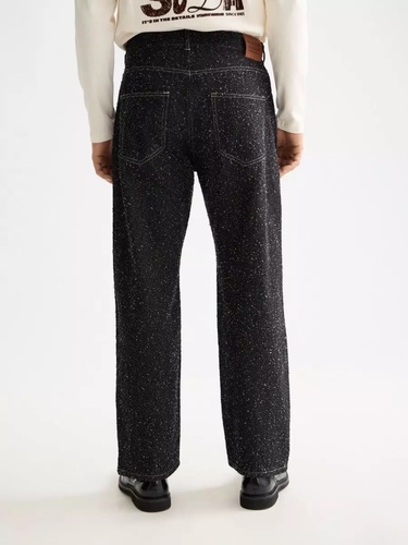 Фото ракурс 2 - Чоловічі чорні джинси SCOTCH & SODA артикул 180895 001 FW2025