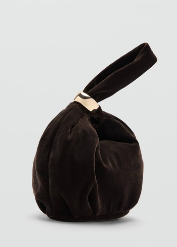 Фото ракурс 1 - Женская коричневая сумка Mango артикул 27061199 32 2 season