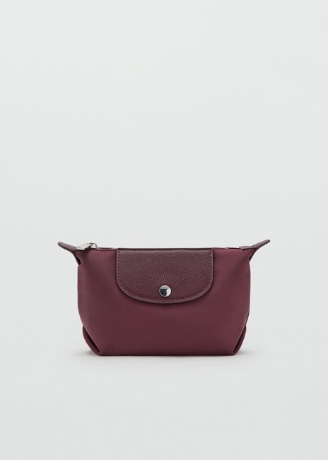 Жіноча бордова косметичка Mango артикул 17044123 78 1 season Фото ракурс 2 - Жіноча бордова косметичка Mango артикул 17044123 78 1 season