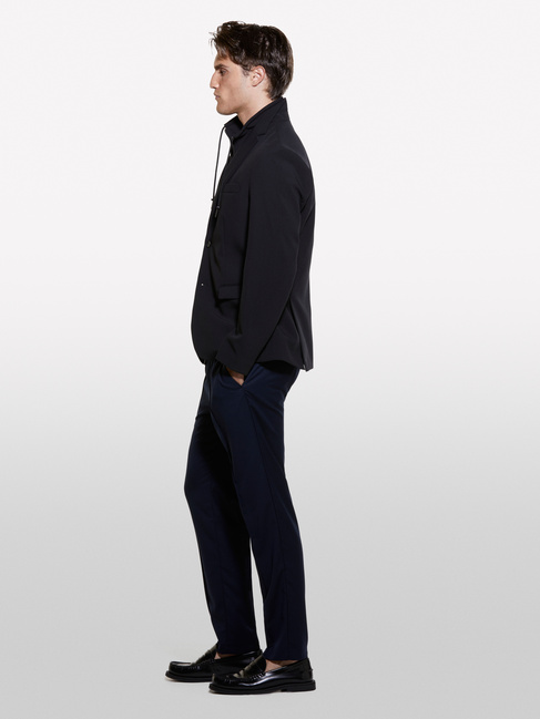 Фото ракурс 6 - Мужские синие штаны Benetton артикул 44UPSF04G 06U 24A